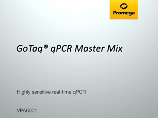 GoTaq qPCR Master Mix Video