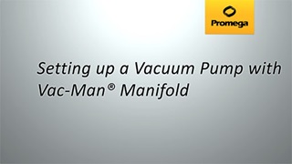 Setting up a Vacuum Manifold Video