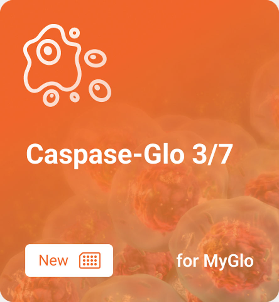 Representation of the Caspase-Glo® Assay App for MyGlo.